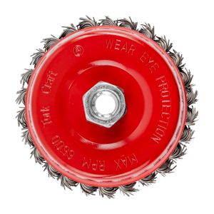 Wire Cup Brush Twisted 125mmxm14 With 0.80mm Wire Bulk